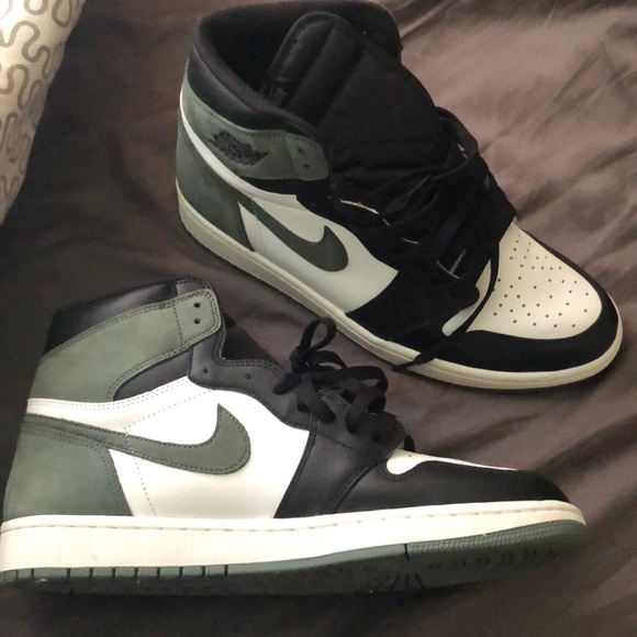Air Jordan 1 Retro High OG Clay Green Mens Sneaker
